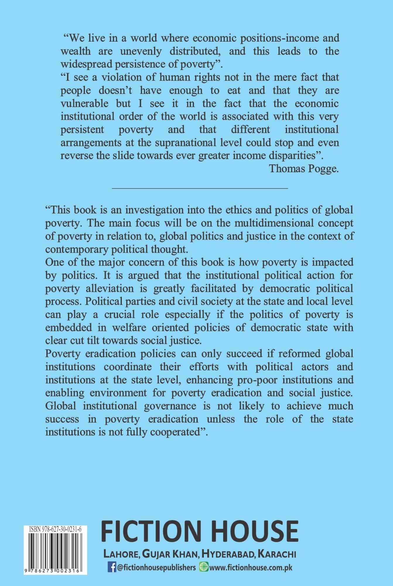 Poverty, Politics and Global Justice | Dr. Maliha Fawad